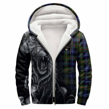 Smith Tartan Sherpa Hoodie Roaring Lion Heritage