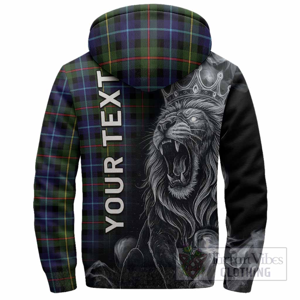 Smith Tartan Sherpa Hoodie Roaring Lion Heritage