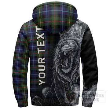 Smith Tartan Sherpa Hoodie Roaring Lion Heritage