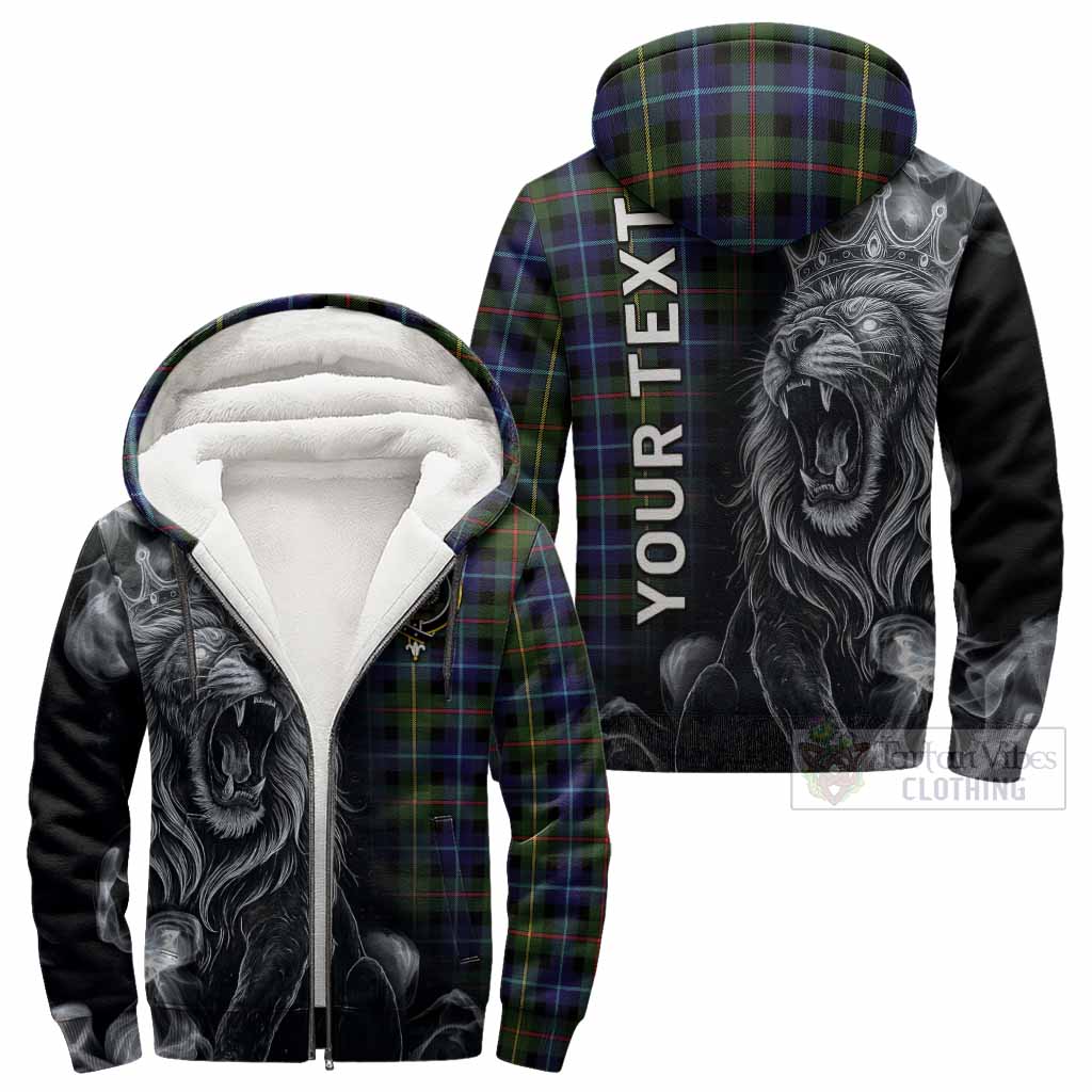 Smith Tartan Sherpa Hoodie Roaring Lion Heritage