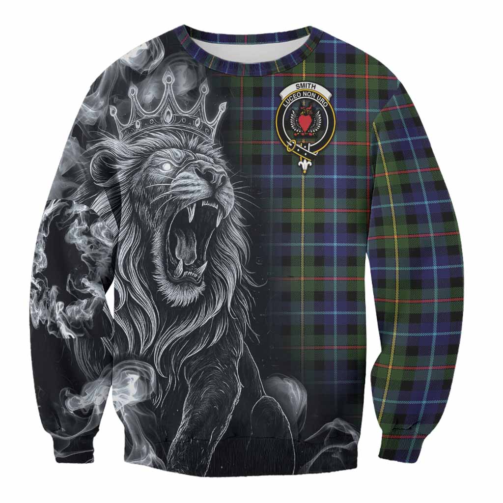 Smith Tartan Sweatshirt Roaring Lion Heritage