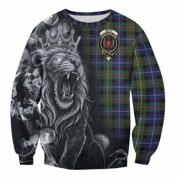 Smith Tartan Sweatshirt Roaring Lion Heritage
