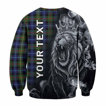 Smith Tartan Sweatshirt Roaring Lion Heritage