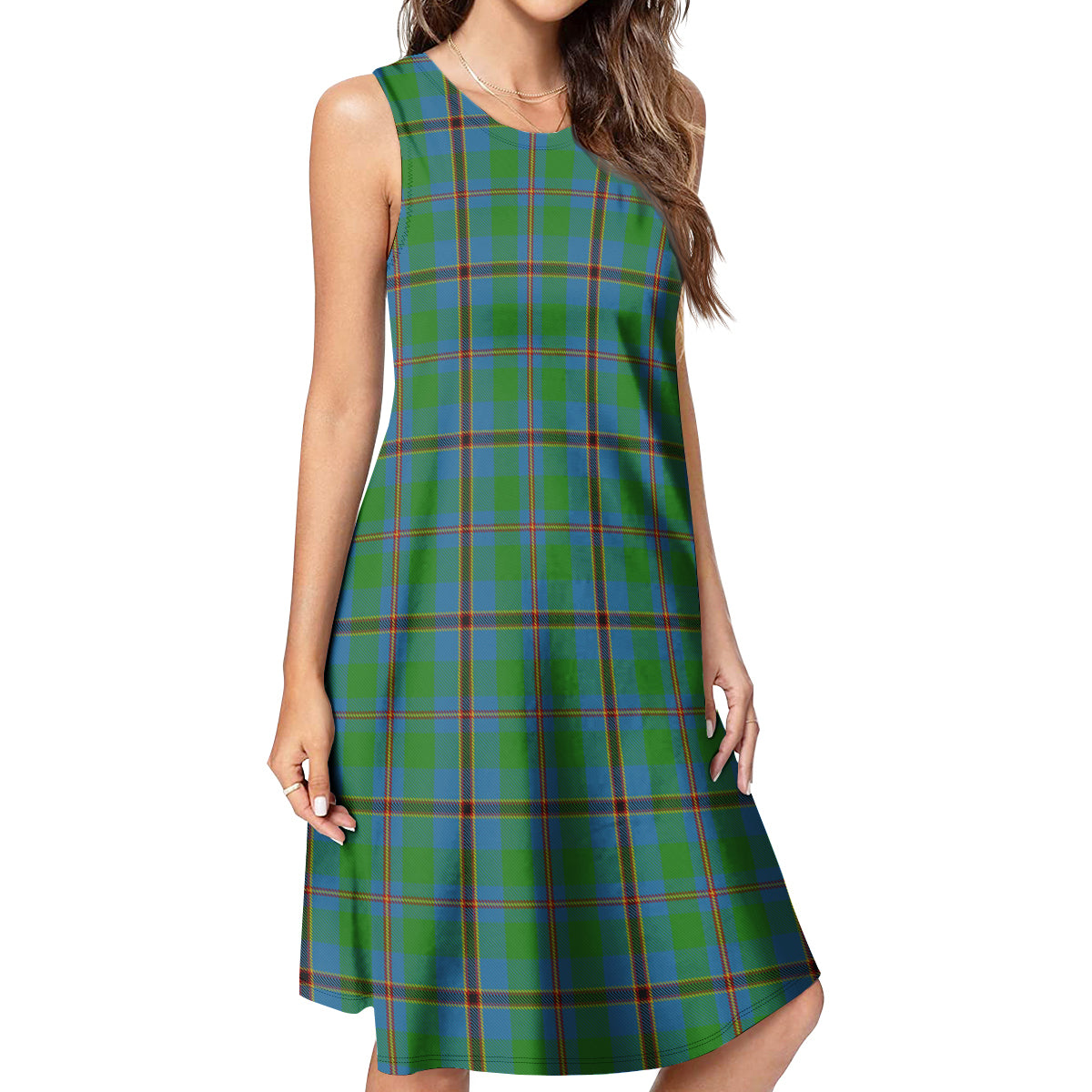 Snodgrass Tartan Womens Casual Dresses 4XL - Tartan Vibes Clothing