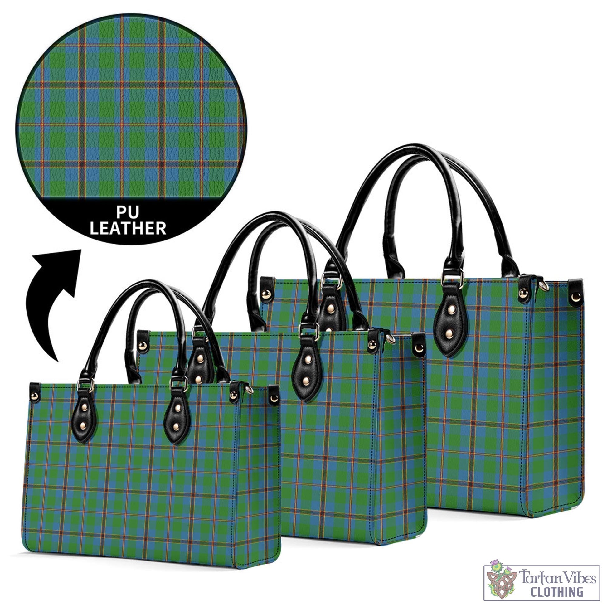 Snodgrass Tartan Luxury Leather Handbags - Tartan Vibes Clothing