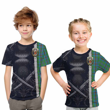 Snodgrass Tartan Kid T-Shirt with Family Crest Cross Sword Thistle Celtic Vibes Youth XL Size14 - Tartan Vibes Clothing