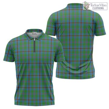 Snodgrass Tartan Zipper Polo Shirt Unisex - Tartan Vibes Clothing
