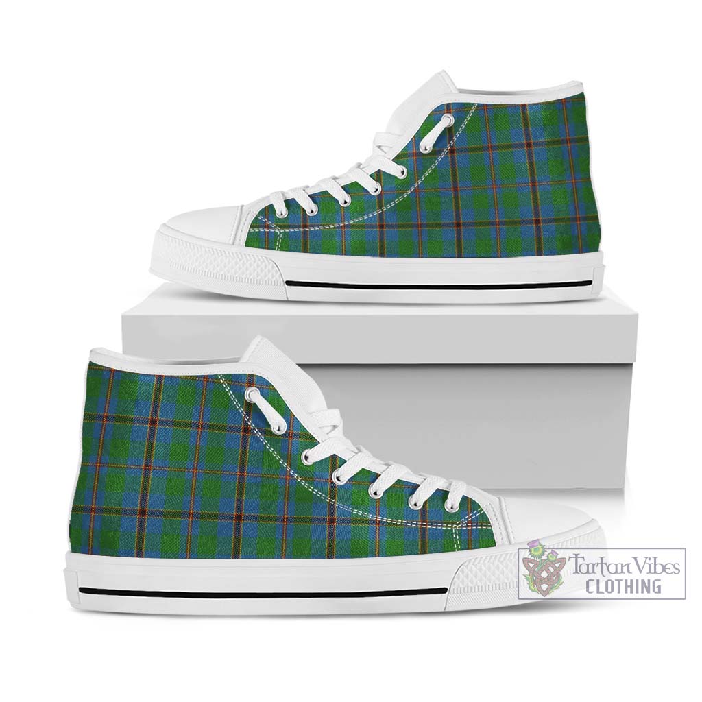 Snodgrass Tartan High Top Shoes Kid High Top - White Sole - Tartan Vibes Clothing