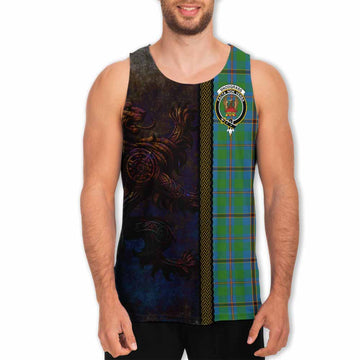 Snodgrass Tartan Family Crest Men's Tank Top Alba Gu Brath Be Brave Lion Ancient Style Men - Tartan Vibes Clothing