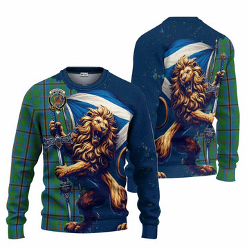 Snodgrass Tartan Family Crest Knitted Sweater with Scottish Majestic Lion Unisex - Tartan Vibes Clothing
