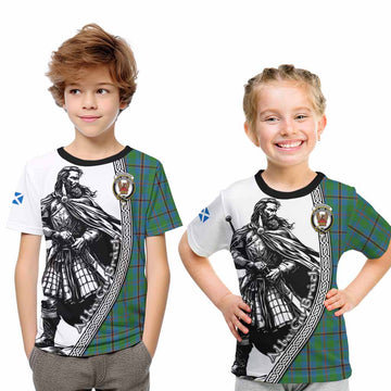 Snodgrass Tartan Clan Crest Kid T-Shirt with Highlander Warrior Celtic Style Youth XL Size14 - Tartan Vibes Clothing