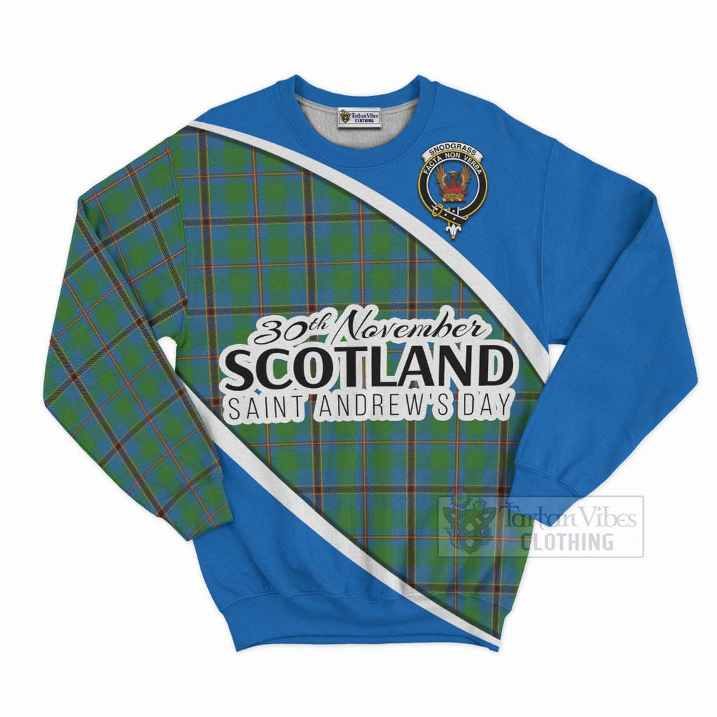 Snodgrass Family Crest Tartan Sweatshirt Celebrate Saint Andrew's Day in Style Unisex - Tartan Vibes Clothing