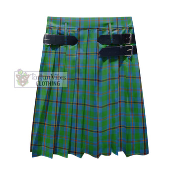 Snodgrass Tartan Men's Pleated Skirt - Fashion Casual Retro Scottish Kilt Style