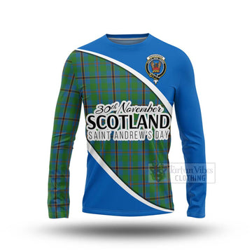 Snodgrass Family Crest Tartan Long Sleeve T-Shirt Celebrate Saint Andrew's Day in Style Unisex - Tartan Vibes Clothing