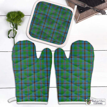 Snodgrass Tartan Combo Oven Mitt & Pot-Holder Combo 2 Oven Mitt & 1 Pot-Holder Black - Tartan Vibes Clothing