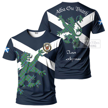 Snodgrass Tartan Lion Rampant T-Shirt Proudly Display Your Heritage with Alba Gu Brath and Clan Name Kid's Shirt - Tartan Vibes Clothing