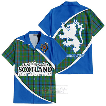 Snodgrass Family Crest Tartan Hawaiian Shirt Celebrate Saint Andrew's Day in Style Kid - Tartan Vibes Clothing