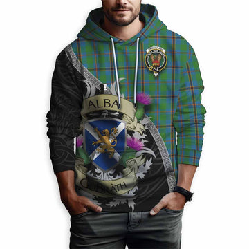 Snodgrass Tartan Family Crest Hoodie Lion Rampant Royal Thistle Shield Celtic Inspired Pullover Hoodie - Tartan Vibes Clothing