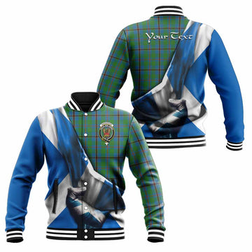 Snodgrass Tartan Baseball Jacket with Family Crest Scotland Patriotic Style Unisex - Tartan Vibes Clothing