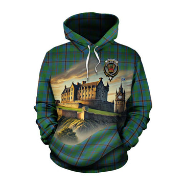 Snodgrass Tartan Family Crest Cotton Hoodie with Scottish Ancient Castle Style Pullover Hoodie XS - Tartan Vibes Clothing