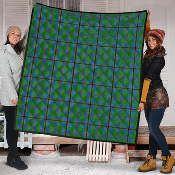 Snodgrass Tartan Quilt Super King Quilt 91" x 110" - Tartan Vibes Clothing