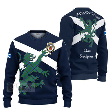 Snodgrass Tartan Lion Rampant Ugly Sweater Proudly Display Your Heritage with Alba Gu Brath and Clan Name Unisex - Tartan Vibes Clothing