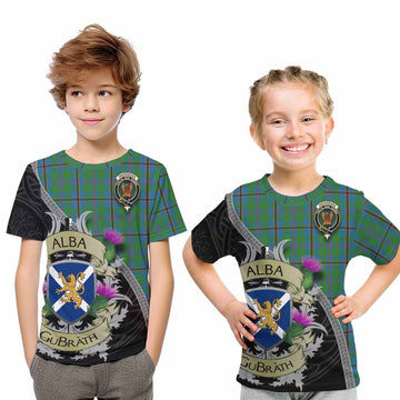 Snodgrass Tartan Family Crest Kid T-Shirt Lion Rampant Royal Thistle Shield Celtic Inspired Youth XL Size14 - Tartan Vibes Clothing
