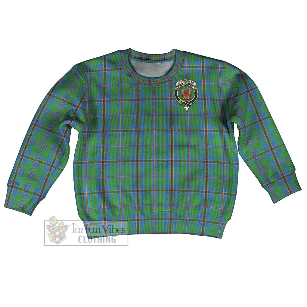 Snodgrass Tartan Kid Ugly Sweater with Family Crest Kid - Tartan Vibes Clothing