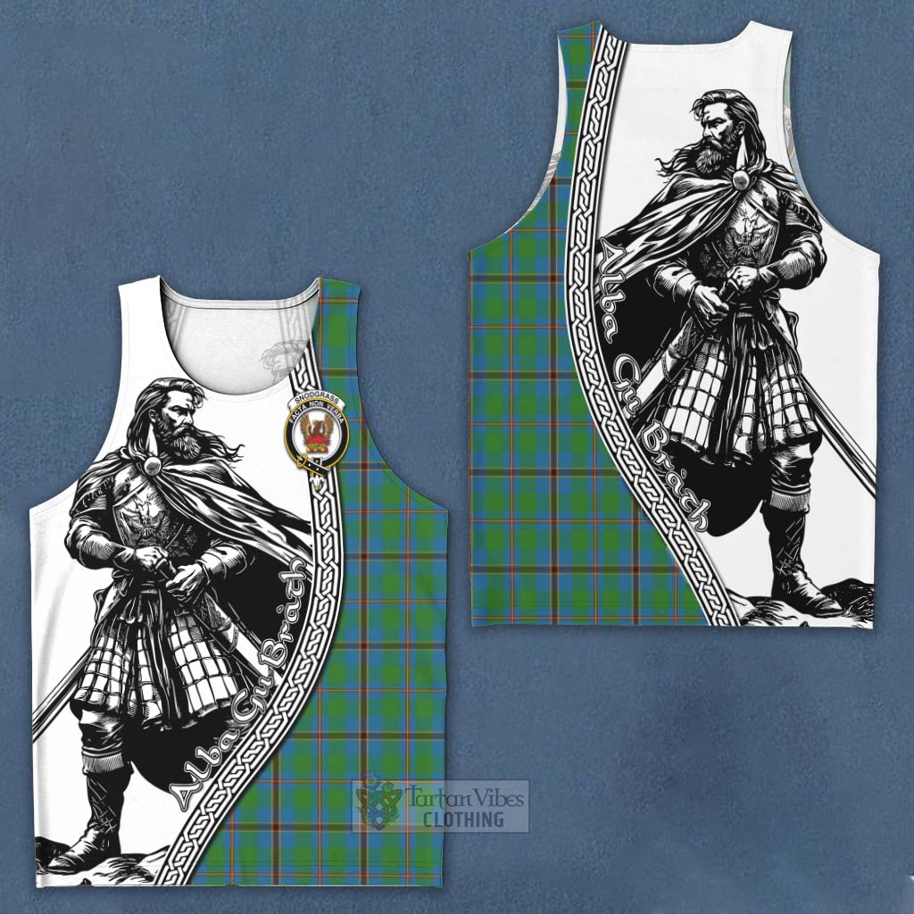 Snodgrass Tartan Clan Crest Men's Tank Top with Highlander Warrior Celtic Style Men - Tartan Vibes Clothing