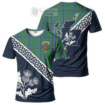 Snodgrass Tartan T-Shirt Featuring Thistle and Scotland Map Kid's Shirt - Tartanvibesclothing Store