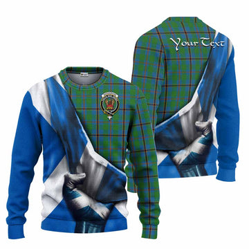 Snodgrass Tartan Knitted Sweater with Family Crest Scotland Patriotic Style Unisex - Tartan Vibes Clothing