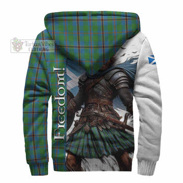 Tartan Vibes Clothing Snodgrass Crest Tartan Sherpa Hoodie Inspired by the Freedom of Scottish Warrior