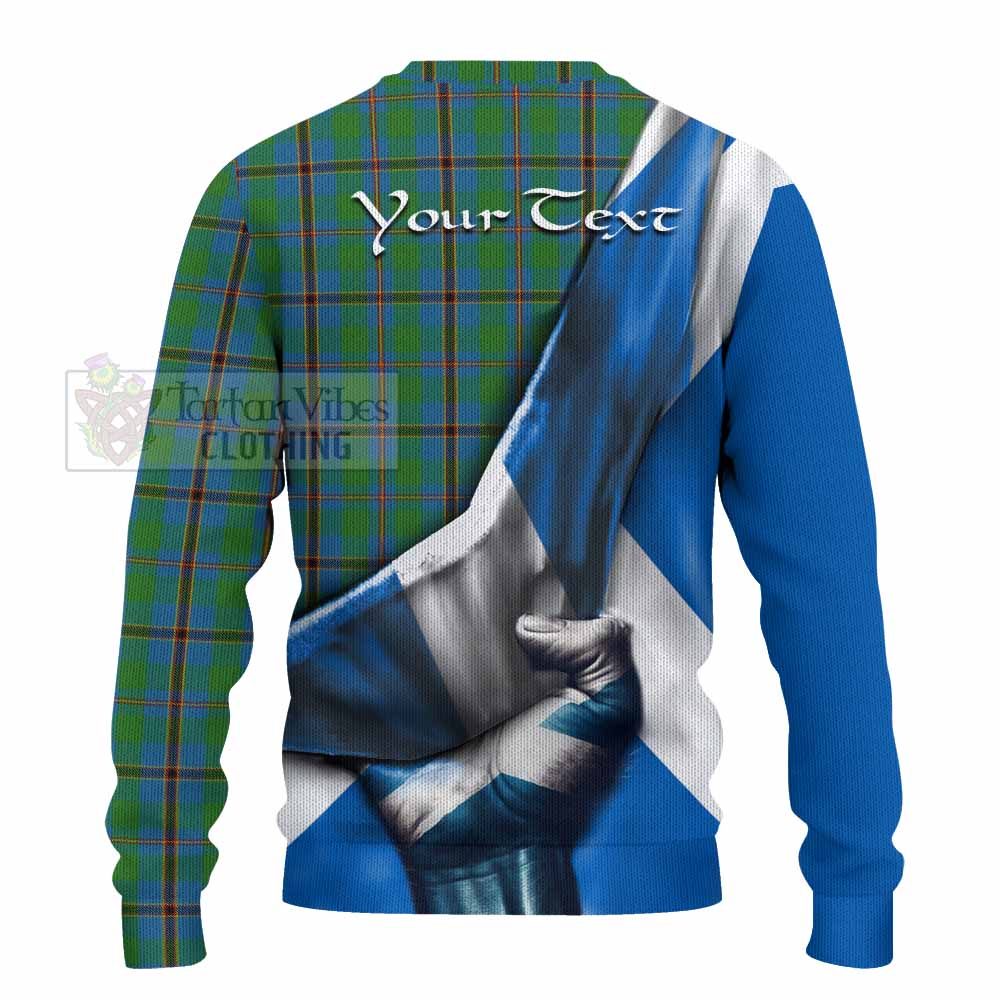 Snodgrass Tartan Knitted Sweater with Family Crest Scotland Patriotic Style - Tartan Vibes Clothing