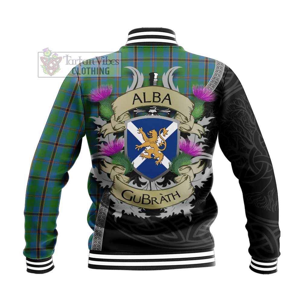Snodgrass Tartan Family Crest Baseball Jacket Lion Rampant Royal Thistle Shield Celtic Inspired - Tartan Vibes Clothing