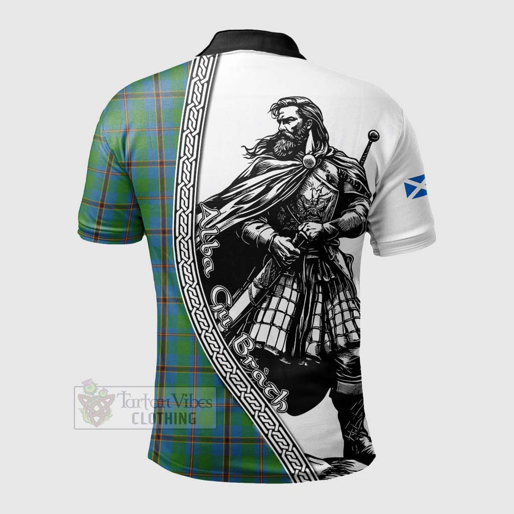Snodgrass Tartan Clan Crest Polo Shirt with Highlander Warrior Celtic Style - Tartan Vibes Clothing