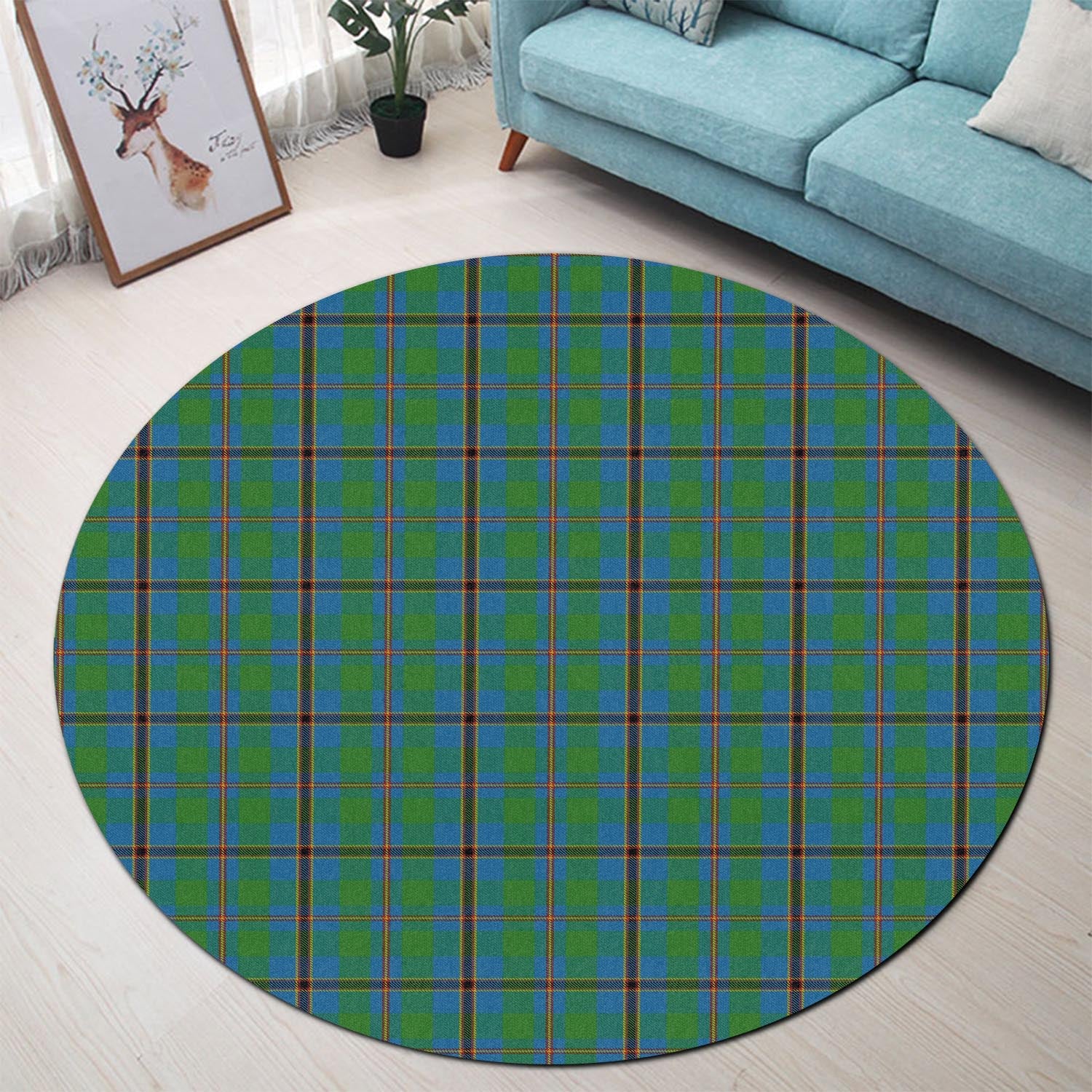 Snodgrass Tartan Round Rug - Tartan Vibes Clothing