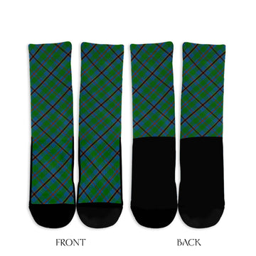 Snodgrass Tartan Crew Socks Cross Style - Tartan Vibes Clothing