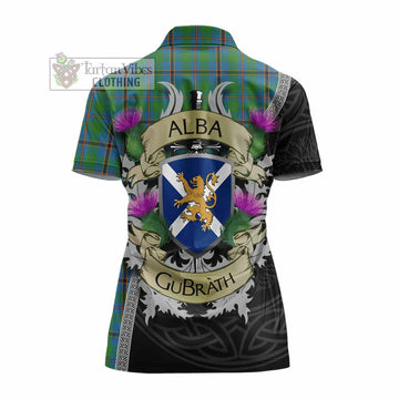 Snodgrass Tartan Family Crest Women's Polo Shirt Lion Rampant Royal Thistle Shield Celtic Inspired - Tartan Vibes Clothing