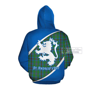 Snodgrass Family Crest Tartan Cotton Hoodie Celebrate Saint Andrew's Day in Style Pullover Hoodie - Tartan Vibes Clothing