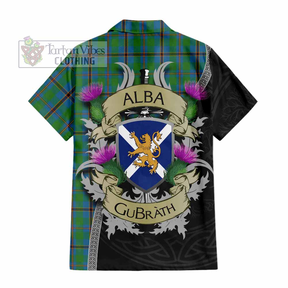 Snodgrass Tartan Family Crest Hawaiian Shirt Lion Rampant Royal Thistle Shield Celtic Inspired - Tartan Vibes Clothing