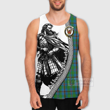 Snodgrass Tartan Clan Crest Men's Tank Top with Highlander Warrior Celtic Style - Tartan Vibes Clothing