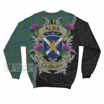 Snodgrass Tartan Family Crest Sweatshirt Lion Rampant Royal Thistle Shield Celtic Inspired - Tartan Vibes Clothing