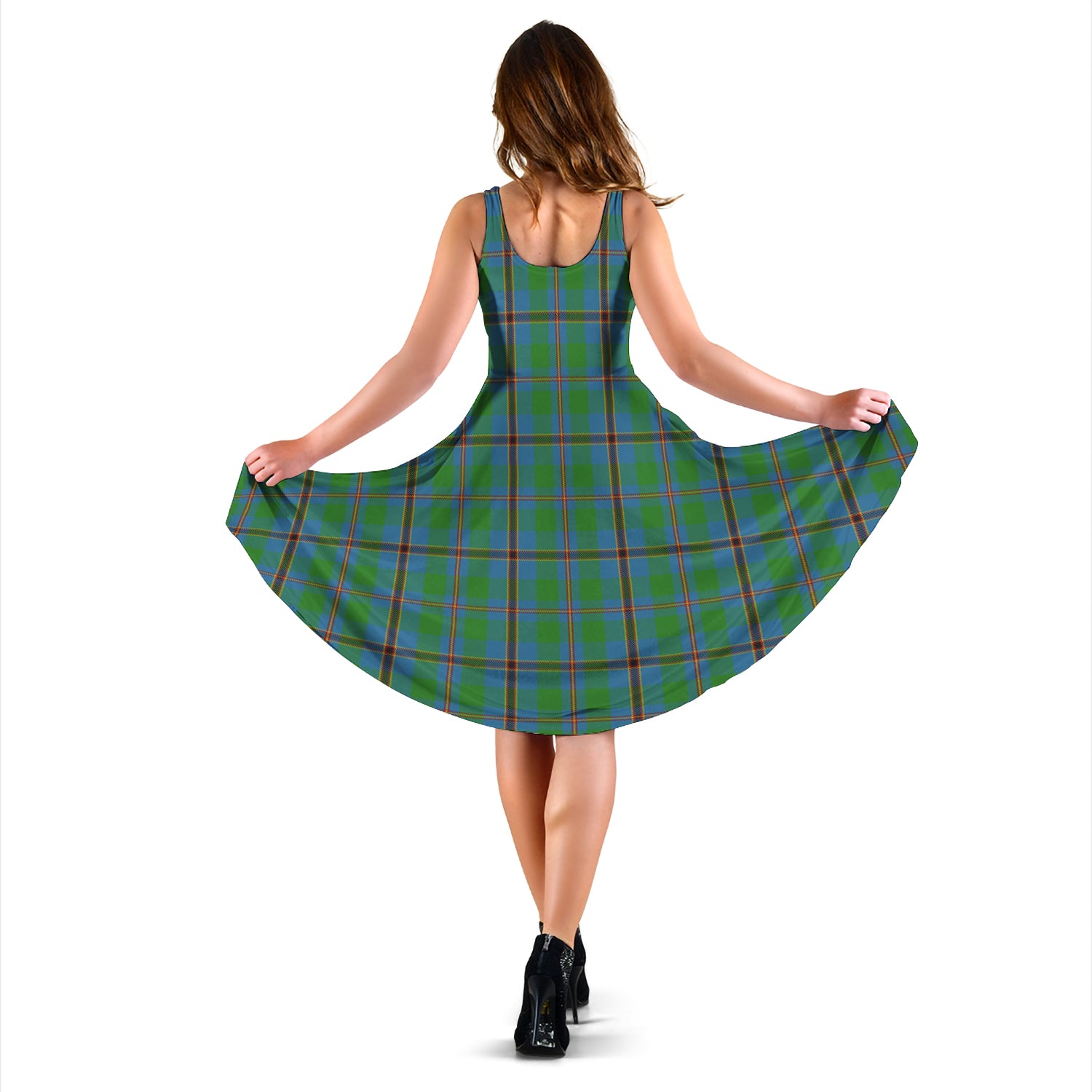 Snodgrass Tartan Sleeveless Midi Womens Dress - Tartan Vibes Clothing