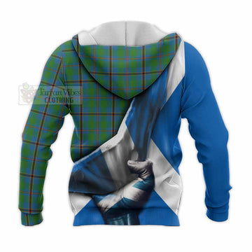 Snodgrass Tartan Knitted Hoodie with Family Crest Scotland Patriotic Style - Tartan Vibes Clothing
