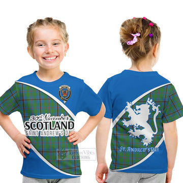 Snodgrass Family Crest Tartan Kid T-Shirt Celebrate Saint Andrew's Day in Style - Tartan Vibes Clothing
