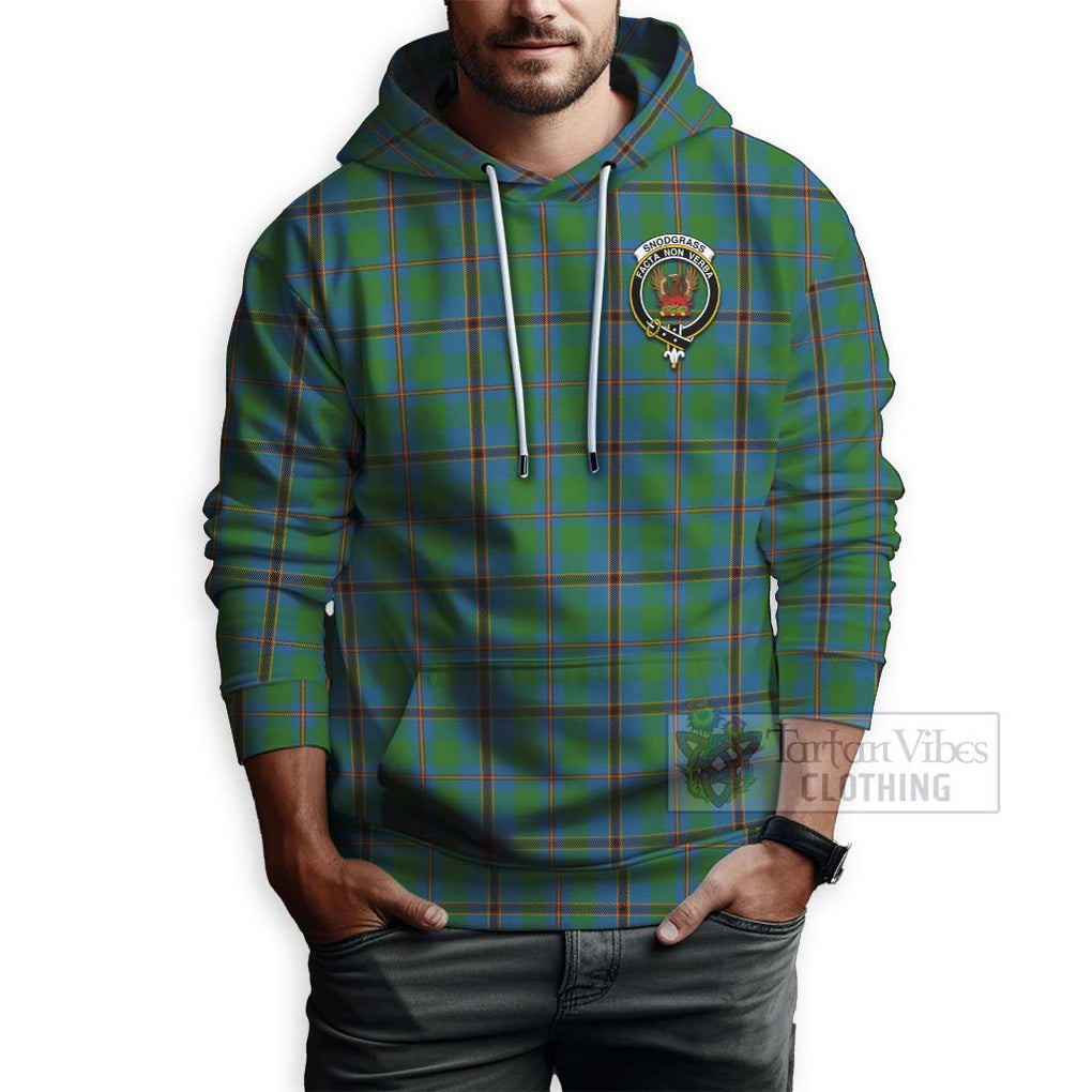 Snodgrass Tartan Hoodie with Family Crest Celtic Skull Style - Tartan Vibes Clothing