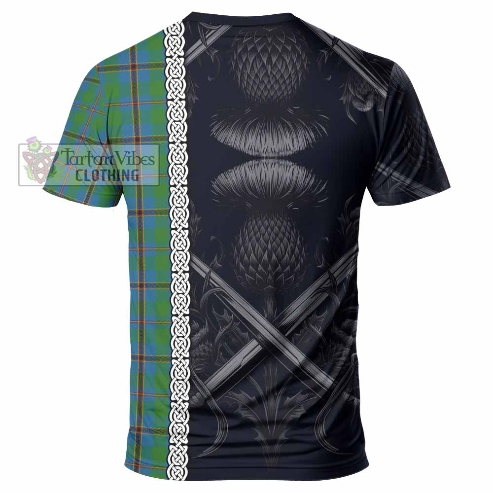 Snodgrass Tartan T-Shirt with Family Crest Cross Sword Thistle Celtic Vibes - Tartan Vibes Clothing