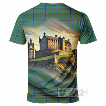 Snodgrass Tartan Family Crest T-Shirt with Scottish Ancient Castle Style - Tartan Vibes Clothing