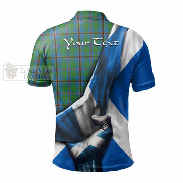 Snodgrass Tartan Polo Shirt with Family Crest Scotland Patriotic Style - Tartan Vibes Clothing