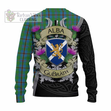 Snodgrass Tartan Family Crest Knitted Sweater Lion Rampant Royal Thistle Shield Celtic Inspired - Tartan Vibes Clothing